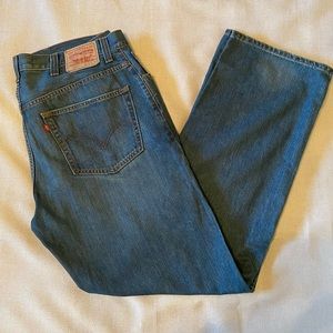 Levi’s 559 Relaxed Straight Men’s Jean. Color: Sub Zero - Medium Wash. 38x34.